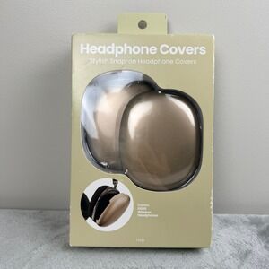 GEMS Metallic Gold Snap-On‎ Headphone Covers for GEMS Wireless Headphones